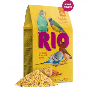 ПР0053597 Корм для птиц Яичный для волнистых попугайчиков и других мелких птиц 250г RIO