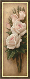 92707481 Картина в раме "Розовые лепестки II" 30/90 см, GRGO 15097/1 STLM-0536222 GRAFIS-ART