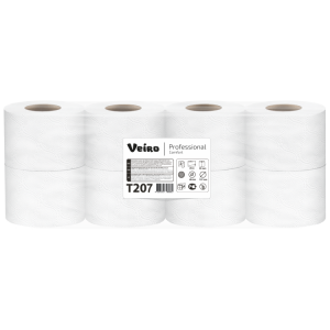T207 Veiro Туалетная бумага в рулонах Veiro Professional Premium T207 Q2 8 рулонов по 25 м