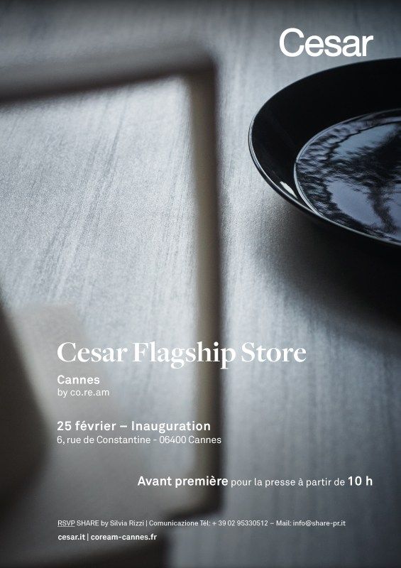 В Каннах открывается новый флагманский магазин Cesar.