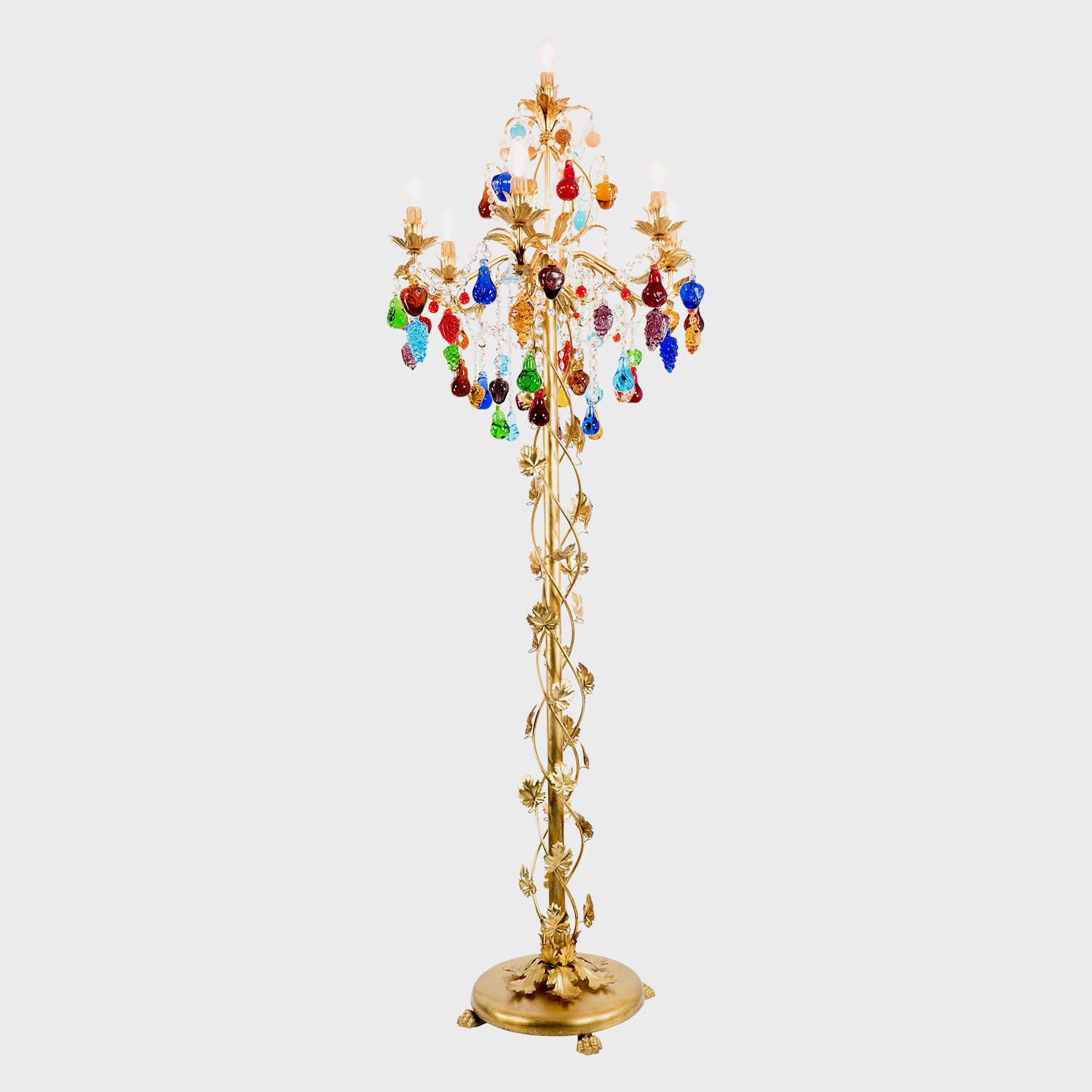Торшер ручной работы Sogni Di Cristallo цветы и фрукты ARCH-00134847
