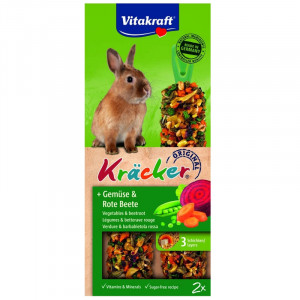 ПР0051930 Лакомство для кроликов Крекеры овощные 2шт/уп VITAKRAFT