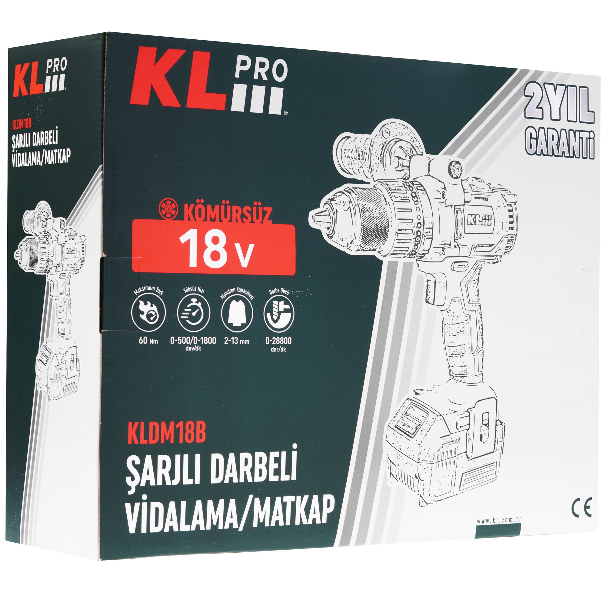 Дрель-шуруповерт KLPRO KLDM18B-20 9153999 STDN-0025225 - Вид №8