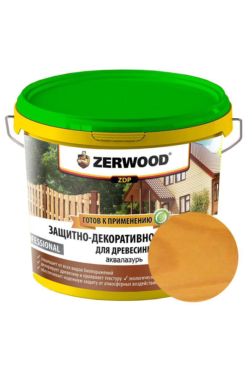 90408503 Защитно-декоративный антисептик для древесины 160554758999 цвет лиственница 5 кг STLM-0218650 ZERWOOD