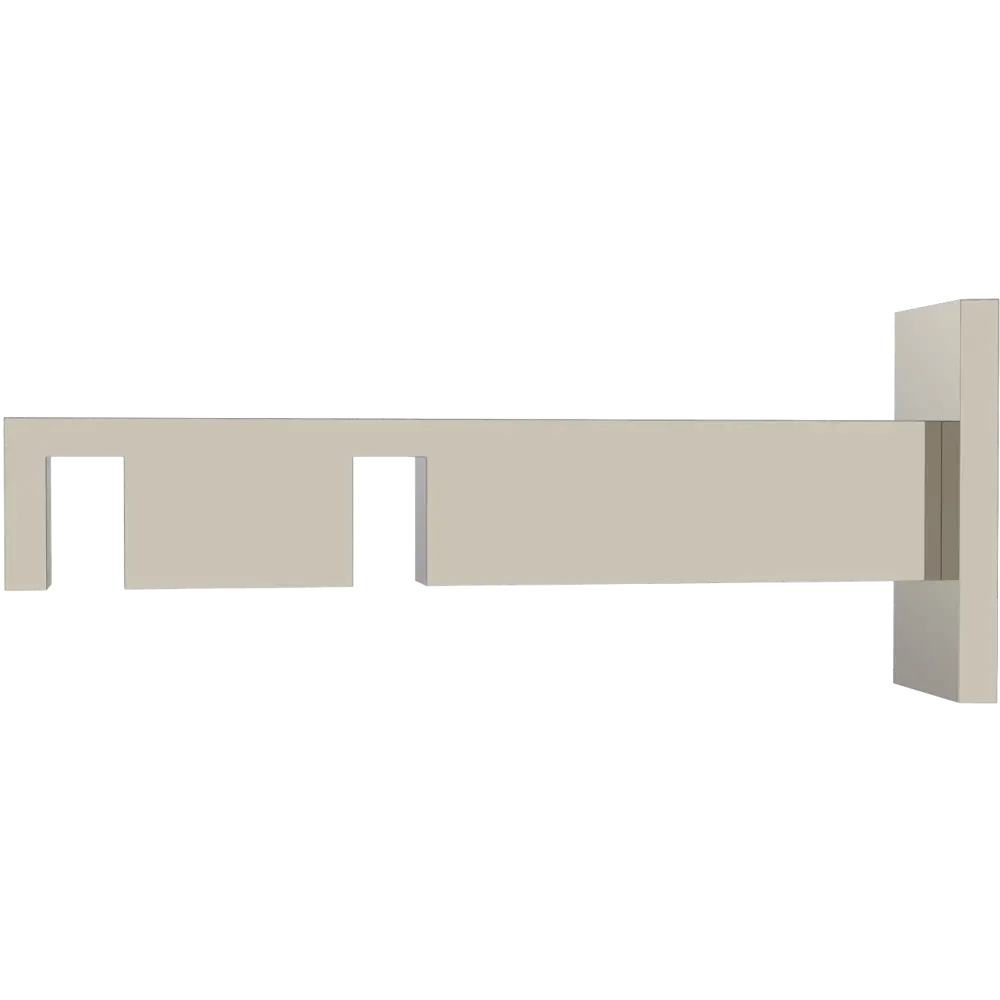 Держатель двухрядный Хайтек алюминий цвет сатин 17.6 см ARTTEX STLM-2004675