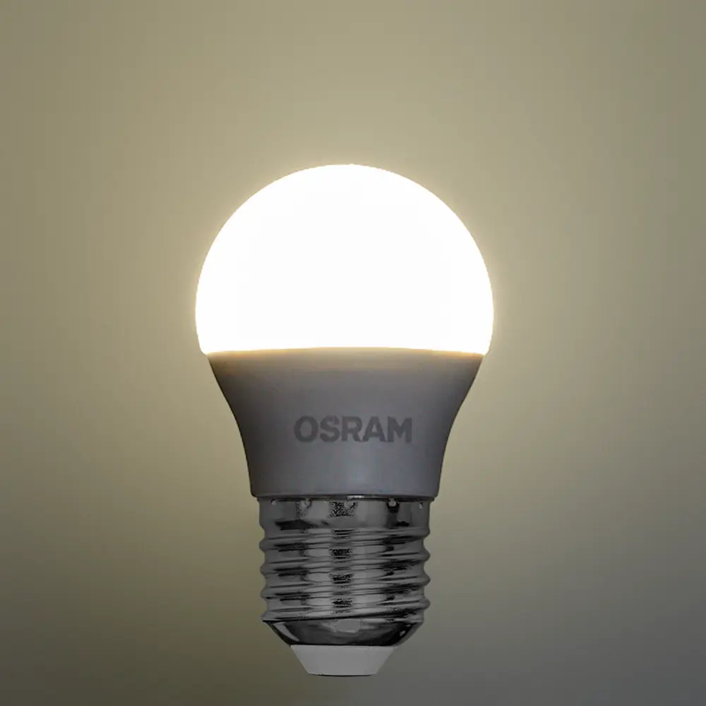 Лампа светодиодная Osram шар 5Вт 470Лм E27 нейтральный белый свет STLM-2193008 - Вид №2