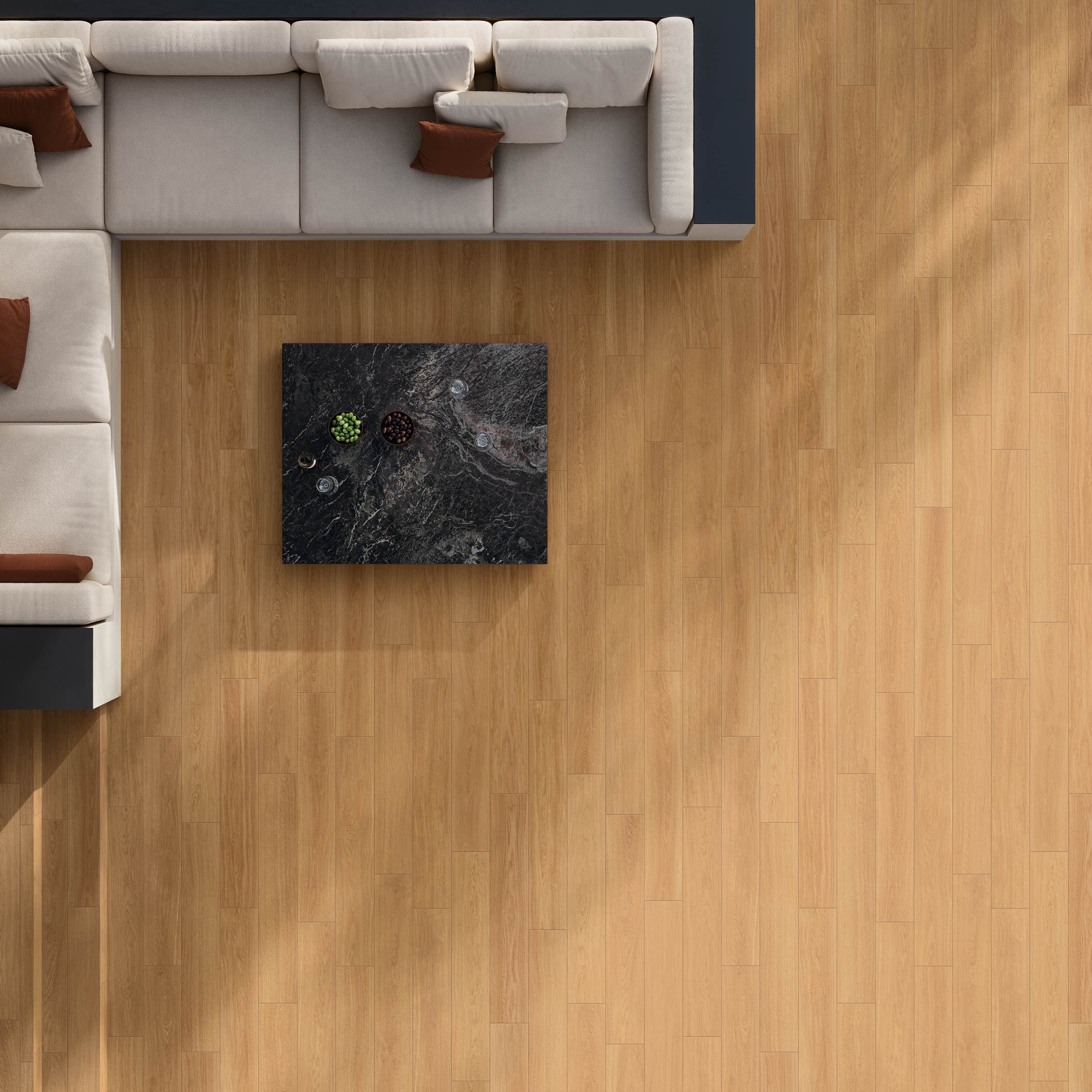 Пол / облицовка керамогранита под дерево NOVOCERAM OAKA ARCH-00084690 - Вид №5