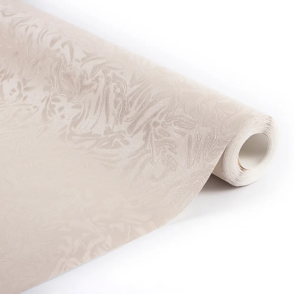 БЕЛОРУССКИЕ ОБОИ Сатин 2139-61 - флизелиновые обои бежевые для гостиной и спальни 88887739 STLM-1119736 - Вид №3