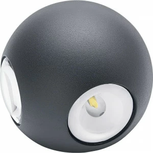 Уличный настенный светильник светодиодный черно-белый Feron FERON DH102 00-3898365 Черный