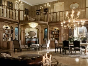 Martini Interiors Буазери из орехового дерева со встроенной подсветкой