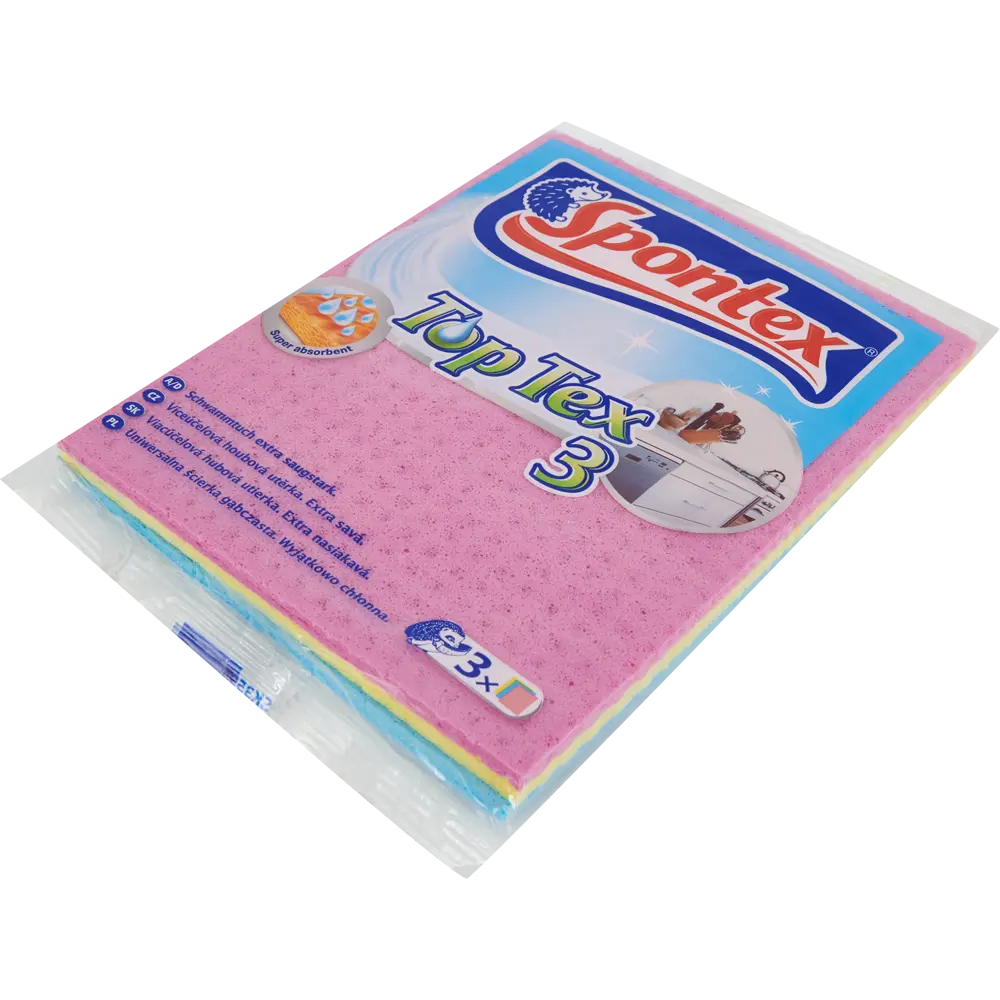 Салфетка целлюлозная Spontex Top Tex 3 шт STLM-2028459
