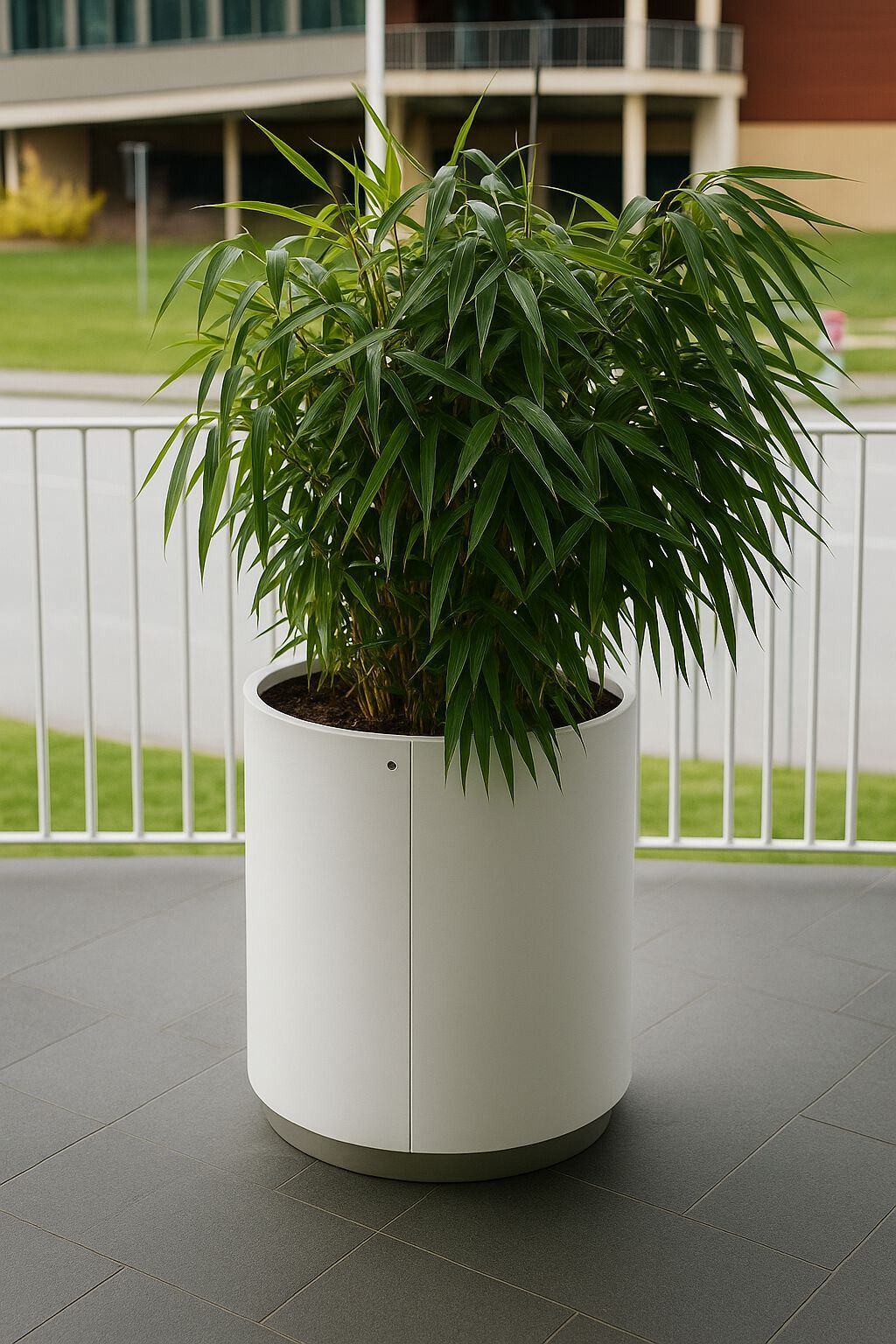 Круглый стальной плантатор Studio Città FLORA ARCH-00089403 - Вид №1