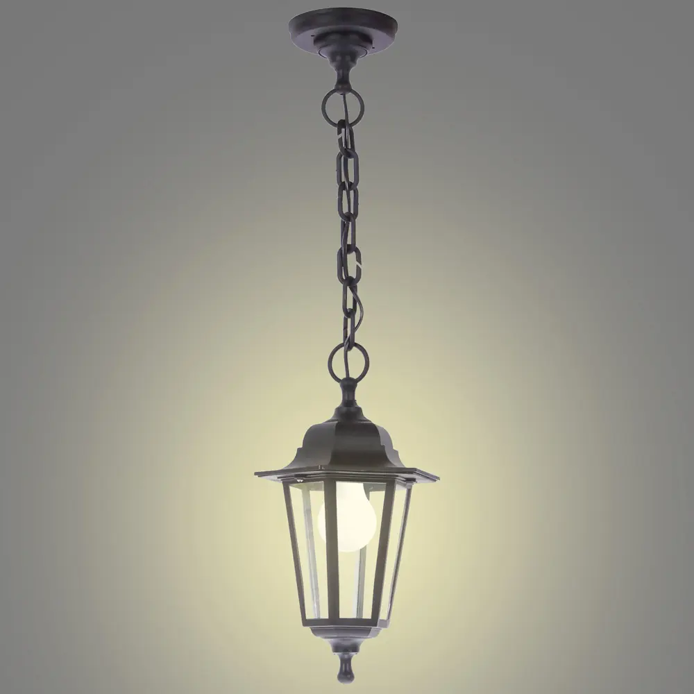 Светильник уличный подвесной 6 граней цвет чёрный Santreyd STLM-2083197 - Вид №1