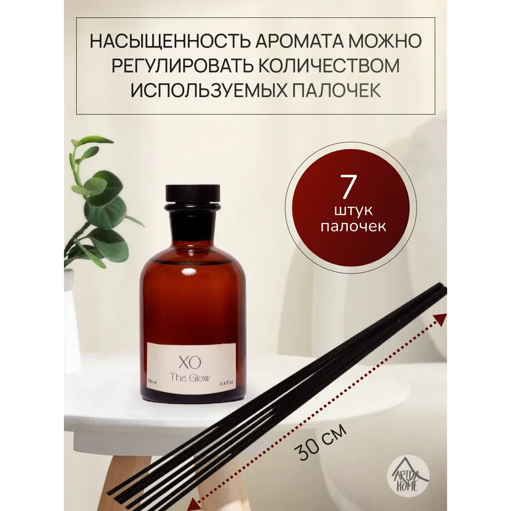 ARIDA HOME Xo The Glow - Аромадиффузор с растительным воском 100 мл 85301633 STLM-0060989 - Вид №2