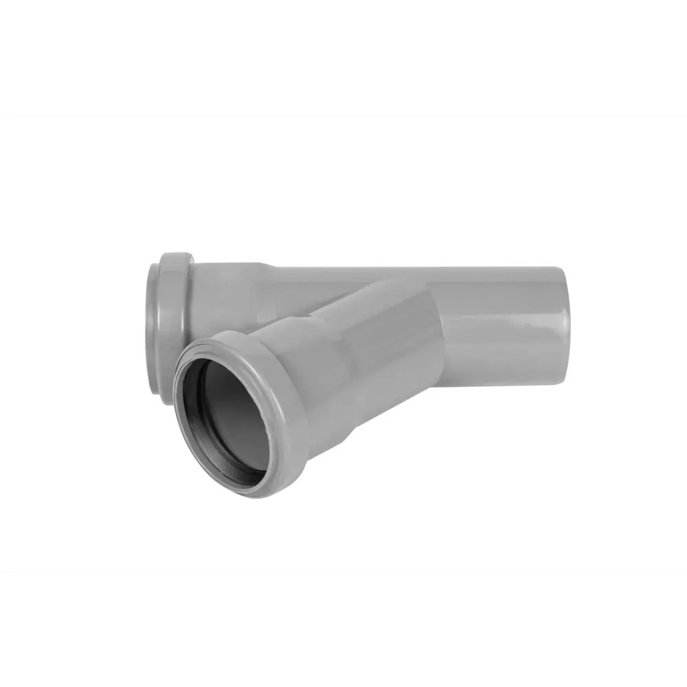 Тройник канализационный Pro Aqua 50/45° полипропилен STLM-2193280 - Вид №2
