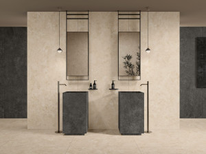 Пол / облицовка керамогранита с эффектом камня