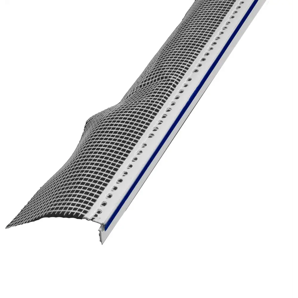 Профиль оконный примыкающий ПВХ Albes со стеклосеткой 6 мм STLM-2067248