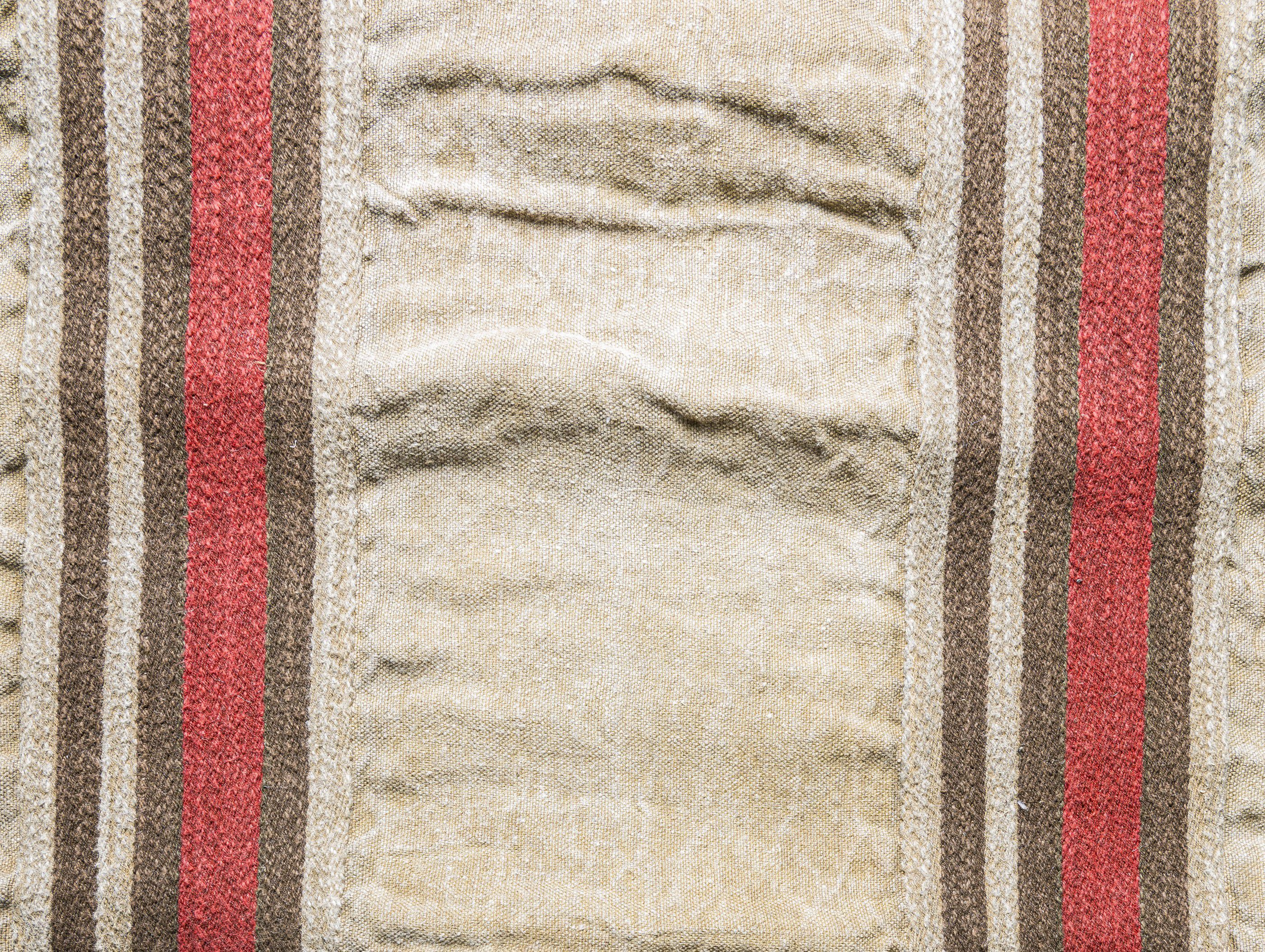 Льняная и хлопковая полосатая ткань The House of Lyria SHABBY ARCH-00033205 - Вид №1