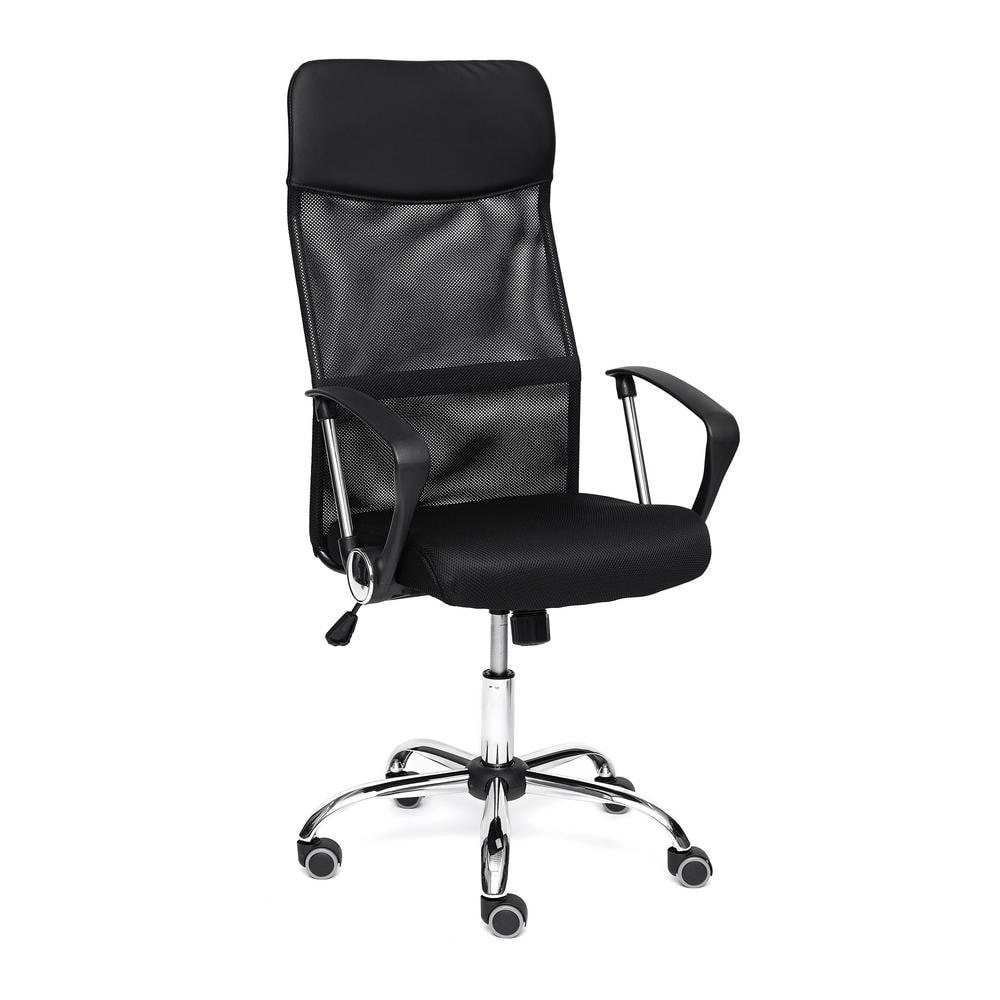 90972530 Офисное кресло Practic экокожа цвет черный STLM-0429901 TETCHAIR