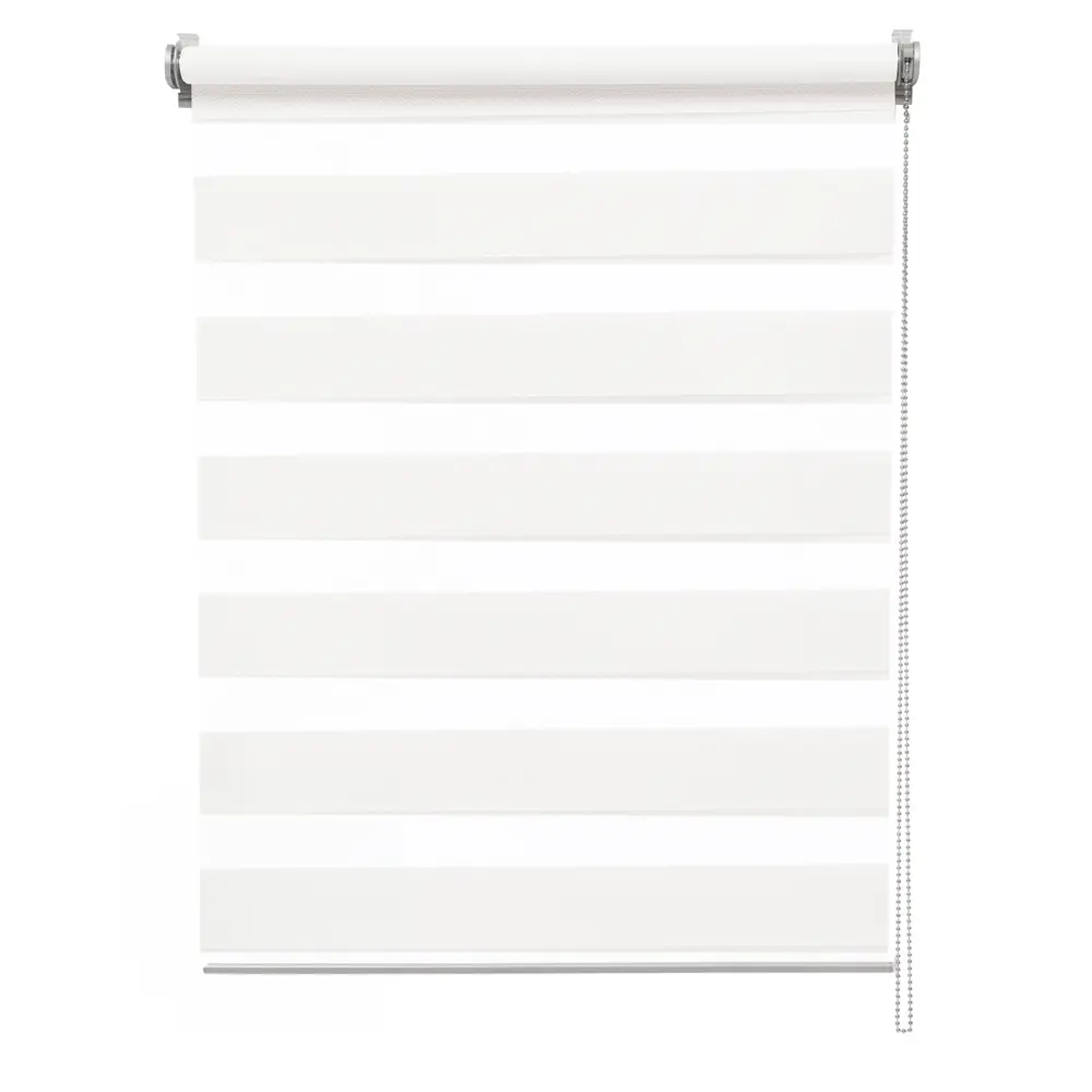 Штора рулонная день-ночь Inspire Siberia 120x190 см белая White 0 STLM-2136286 - Вид №1