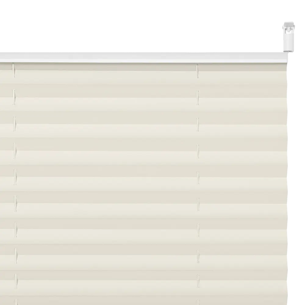 Штора плиссе «Плайн», 60х160 см, текстиль, цвет экрю Santreyd STLM-2170963 - Вид №1