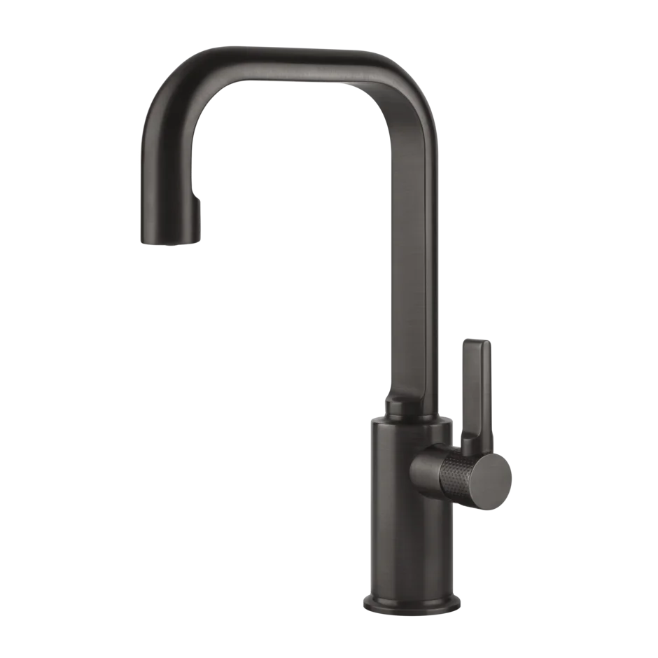 Смеситель для умывальника 58006 707 Gessi Inciso ЧЕРНЫЙ МЕТАЛЛ BR. PVD 58006707