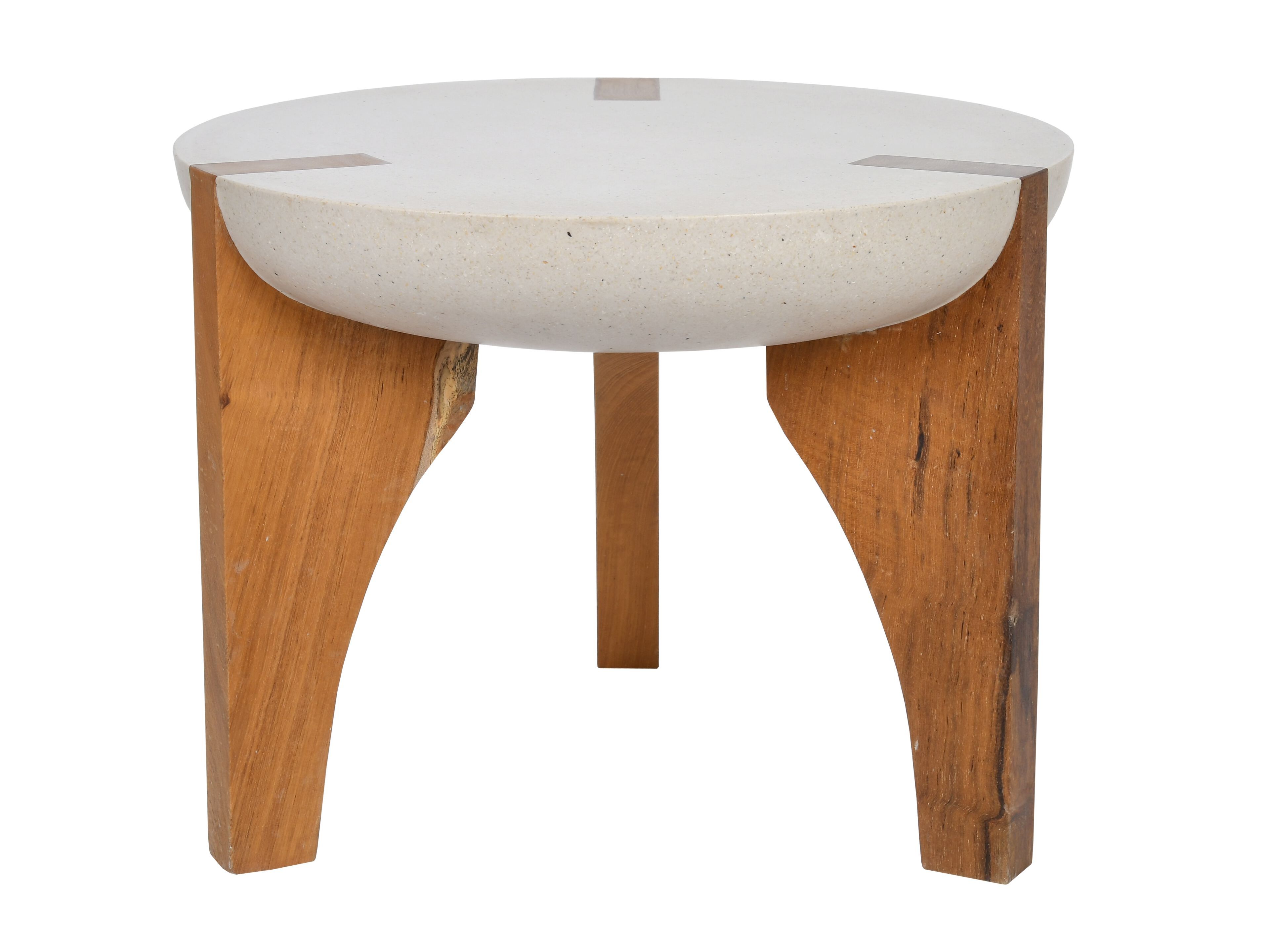 Круглый журнальный столик из волокнистого бетона cbdesign Space ARCH-00112999