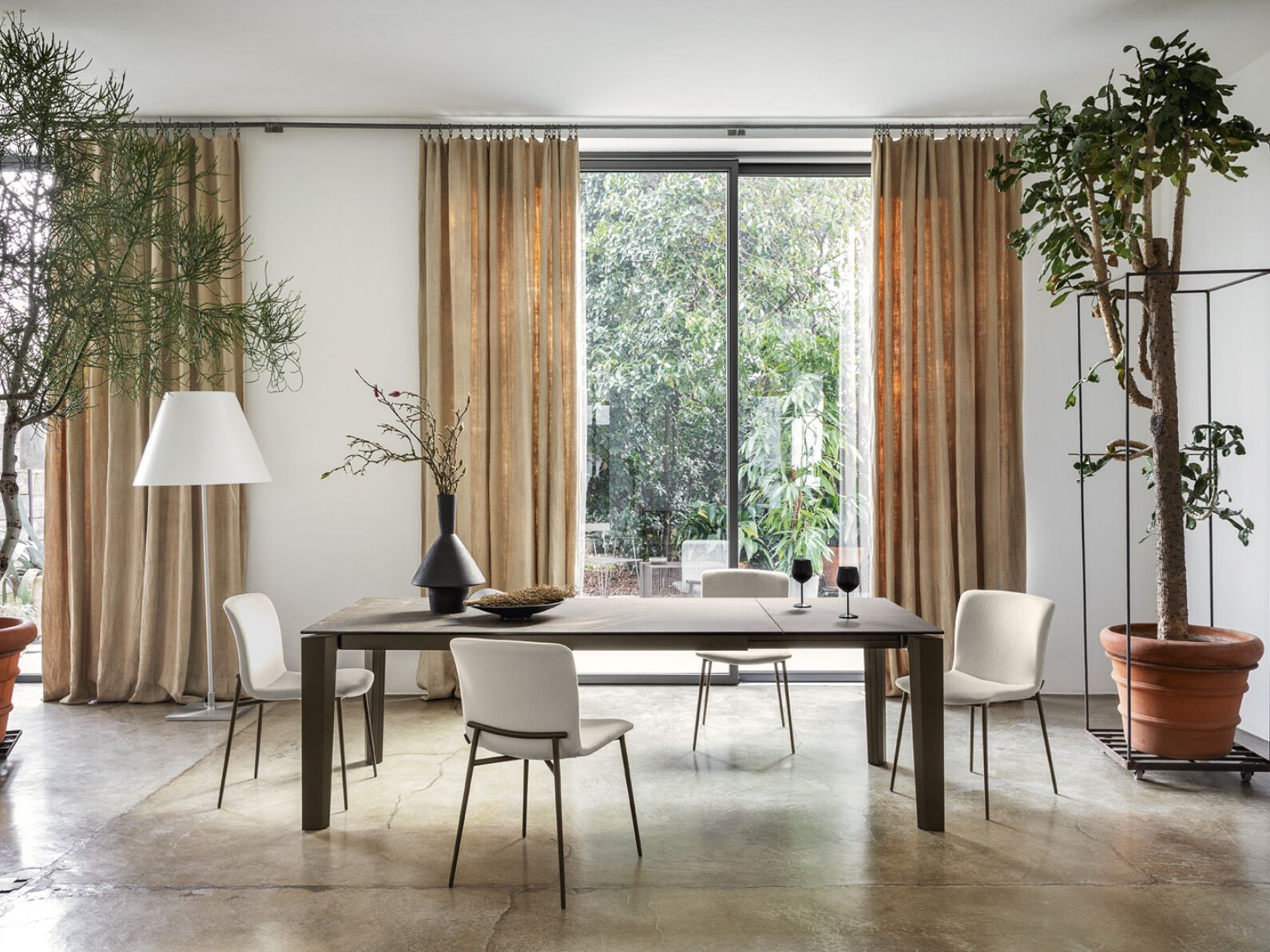 Керамический прямоугольный выдвижной стол Calligaris DELTA ARCH-00044008 - Вид №2