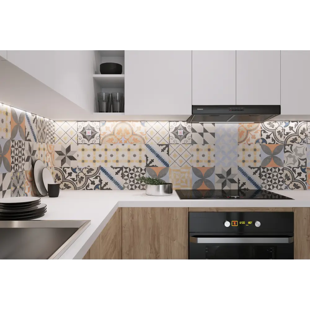 Декор Ethno Микс №22 18.6х18.6 см Golden Tile STLM-2110189 - Вид №4