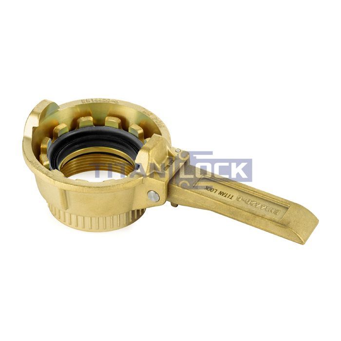 Соединение TankWagen, муфта (мама), латунь, TLMK80BR TITAN LOCK 