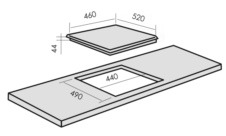9092291 Газовая варочная поверхность MBS PG-451BL STDN-0085509 - Вид №14