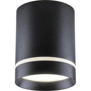 Спот настенно-потолочный светодиодный накладной 10 см черный 4000K AL535 32696 FERON  00-3955702 Черный