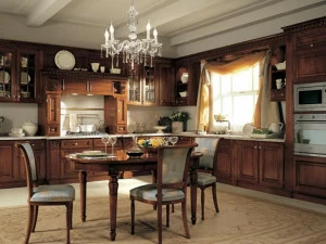Martini Interiors Лакированная линейная кухня в вишневом цвете на заказ Tosca