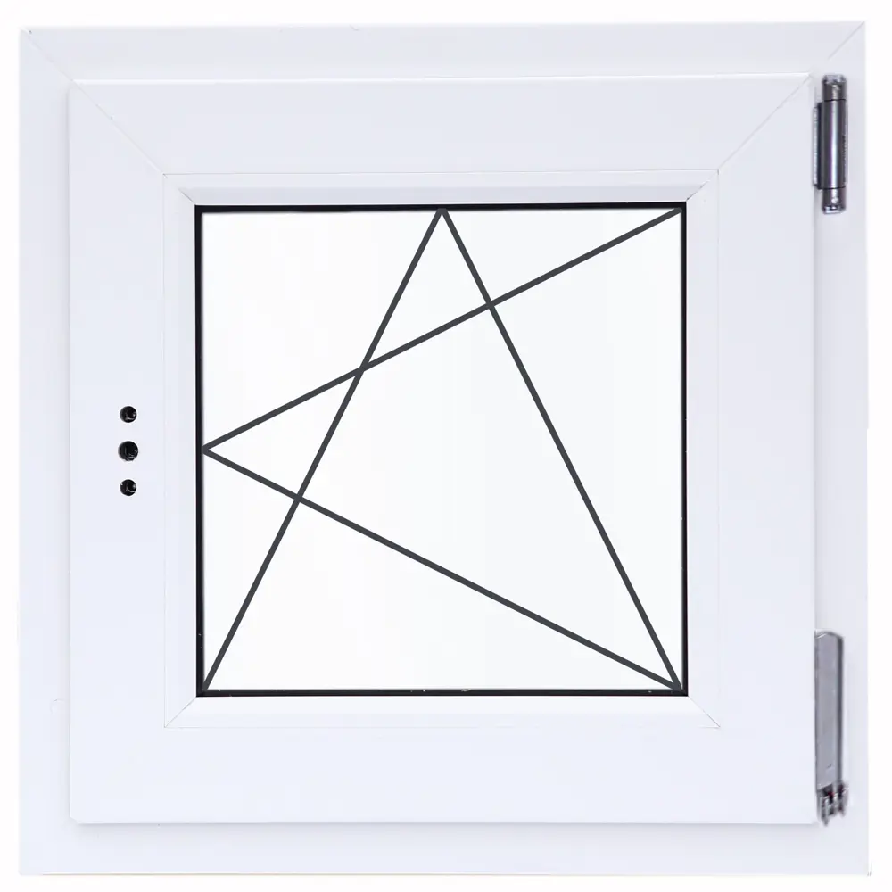 Пластиковое окно Veka 570x600 мм с поворотно-откидным механизмом 83117305 STLM-0039110