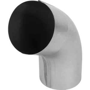 Колено трубы 55° D90 мм оцинкованное