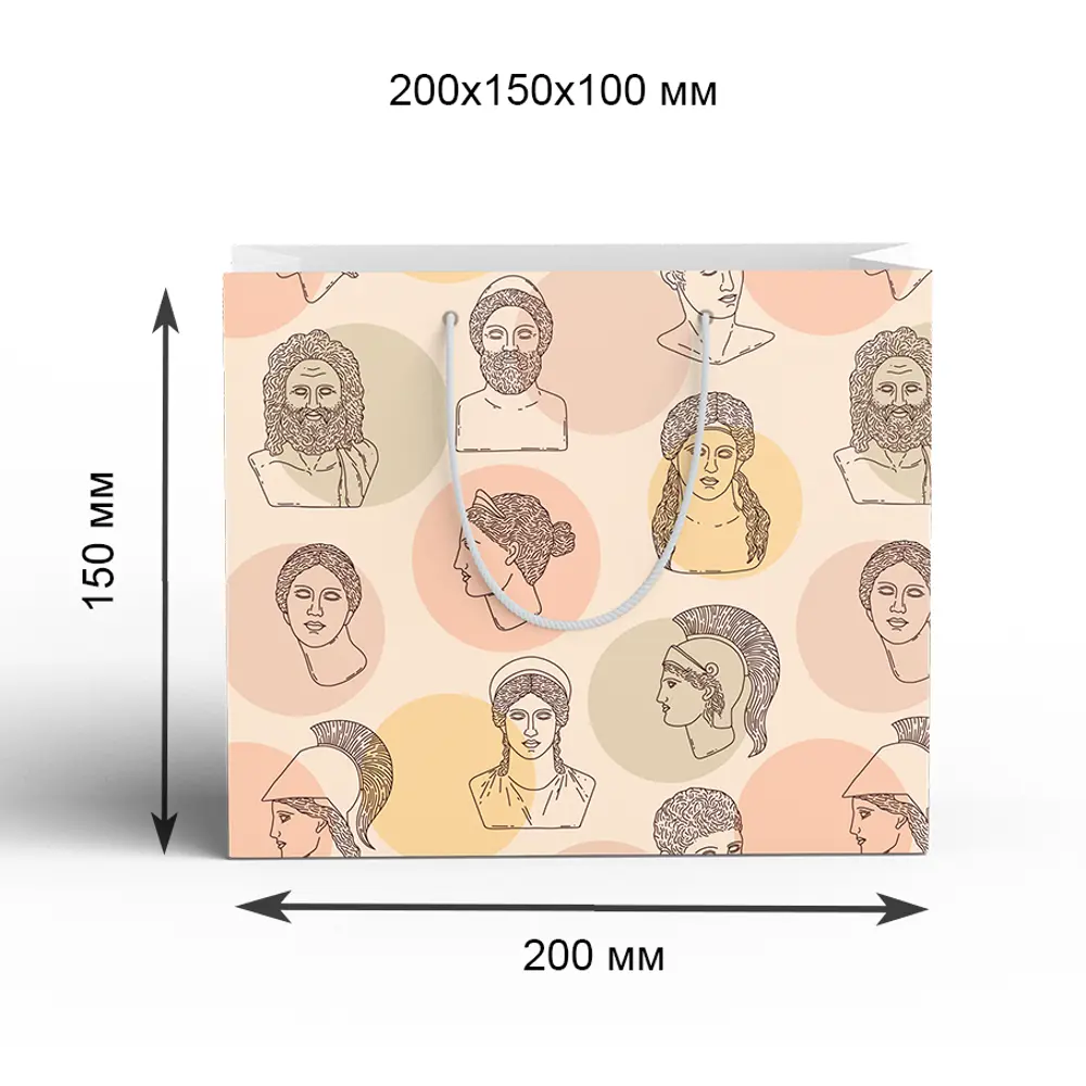 Пакет подарочный Знаменитости 20x15 см Симфония STLM-2195256 - Вид №1