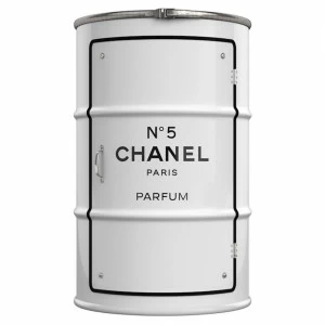 Декоративная бочка-шкаф Chanel №5 white XL STARBARREL  045300 Белый