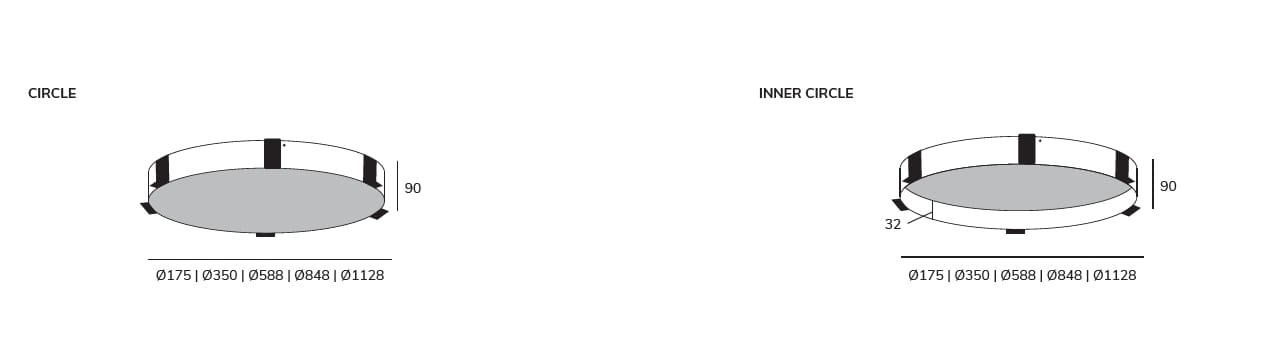 Утопленный термокрытый алюминиевый светодиодный потолочный светильник Exporlux CIRCLE EN ARCH-00110883 - Вид №2