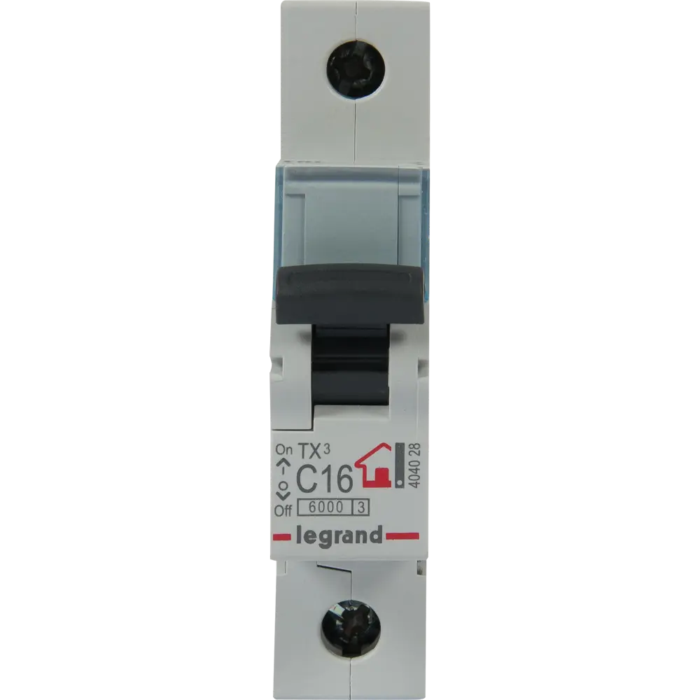 Автоматический выключатель Legrand TX3 1P C16 А 6 кА STLM-2157628 - Вид №1