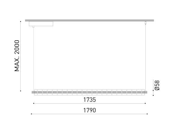 Алюминиевый и стеклянный подвесной светильник Arkoslight Loop ARCH-00007648 - Вид №14