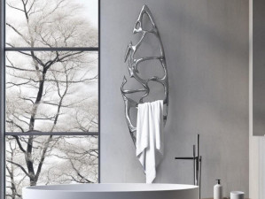 Stainless steel towel warmer