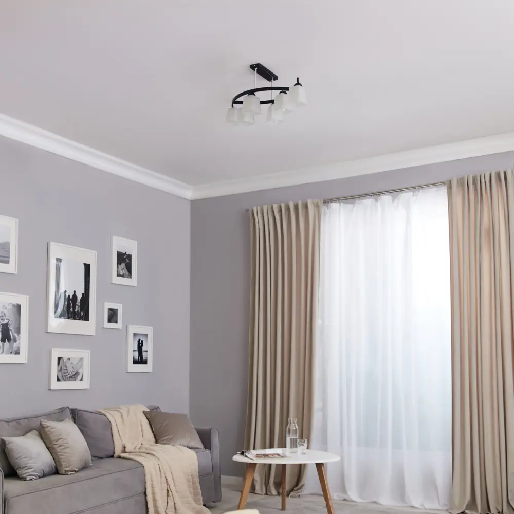 СВЕТУС Люстра потолочная «Люкс» — элегантное черное освещение для гостиной 83147384 STLM-0039327 - Вид №8