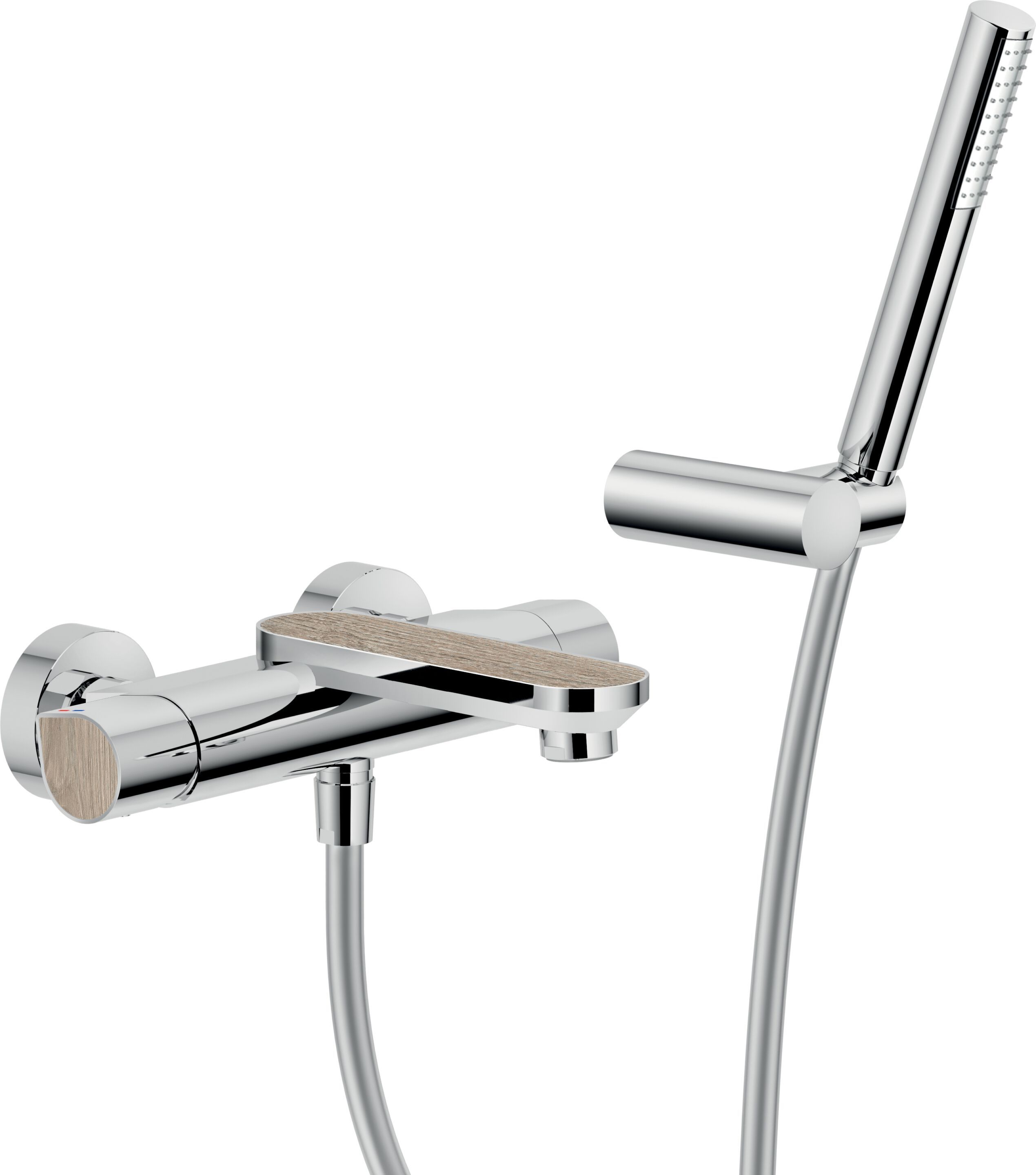 Однорычажный смеситель для ванны с ручным душем Nobili платье ARCH-00044620 - Вид №4