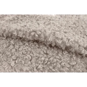 Ткань мебельная Alaska Beige искусственный мех 140 см цвет бежевый