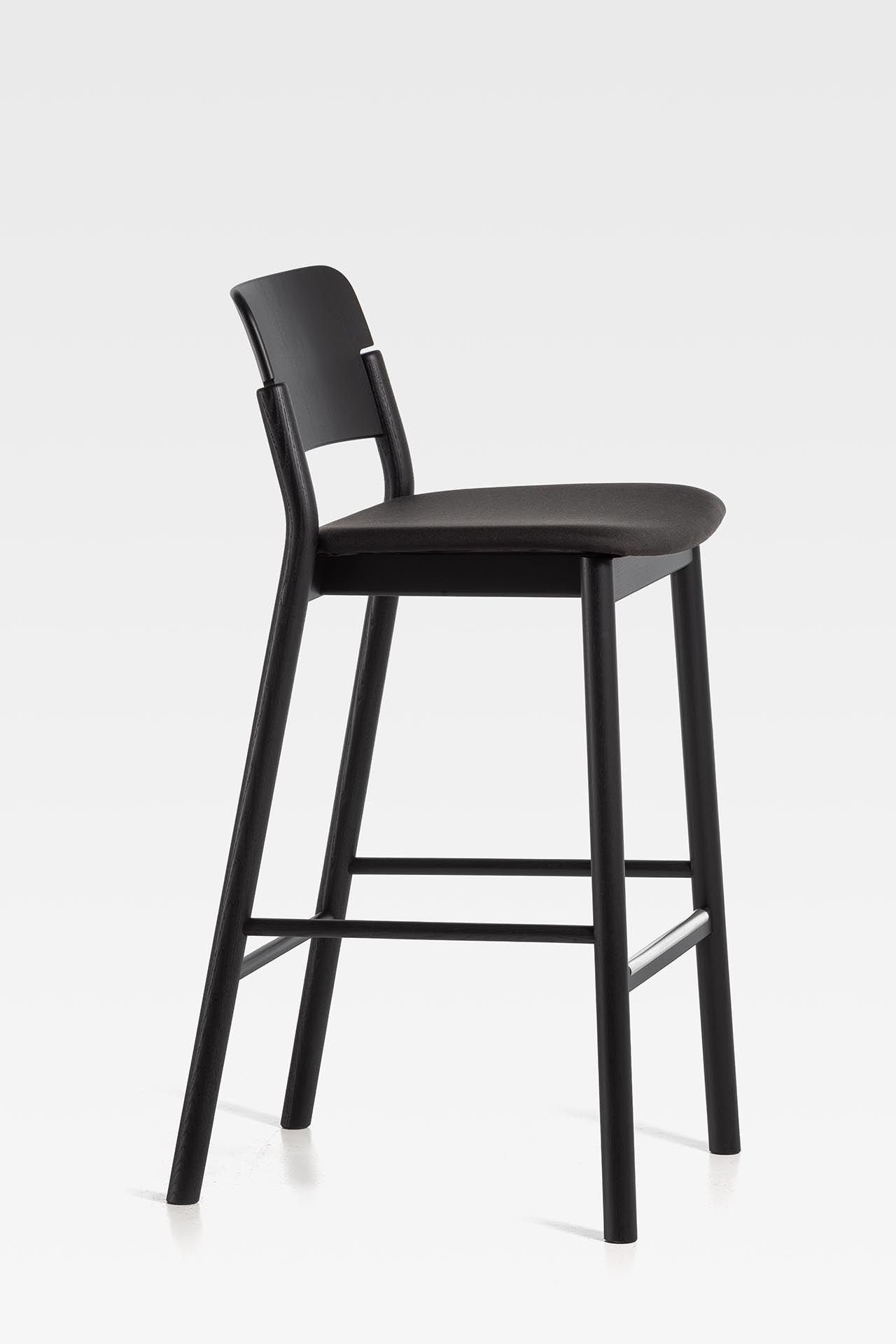 Высокий стул из ясеня с мягким сиденьем SIPA ARCH-00016181 - Вид №8