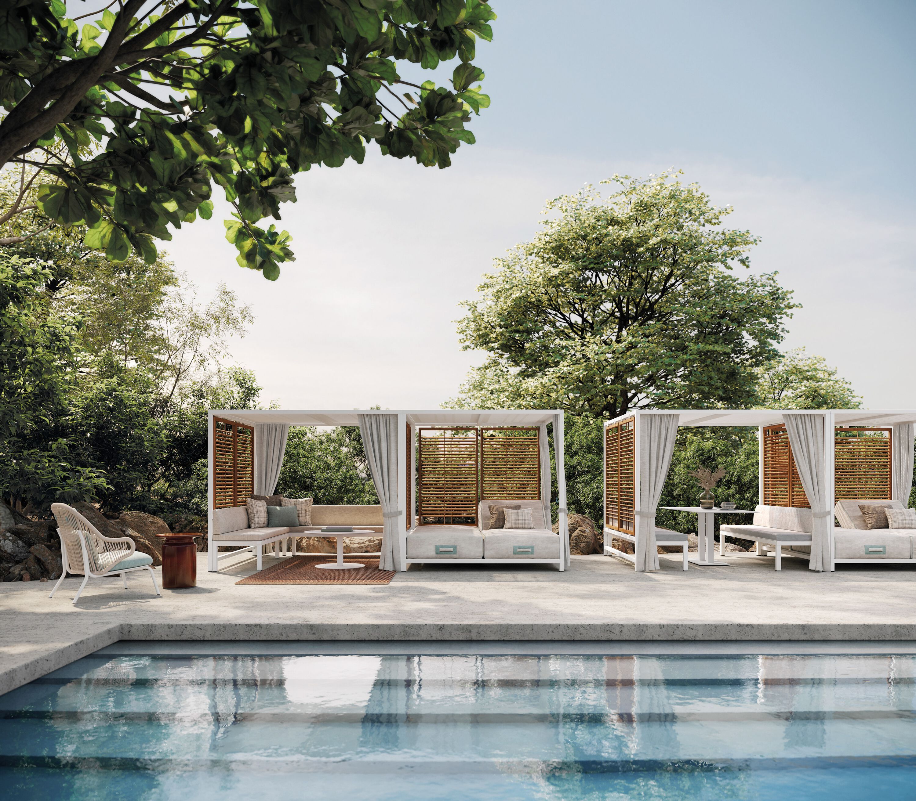 Алюминиевая беседка со столом Atmosphera альков ARCH-00084881 - Вид №13