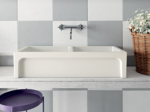 Полностью керамическая толстая двойная реверсивная раковина