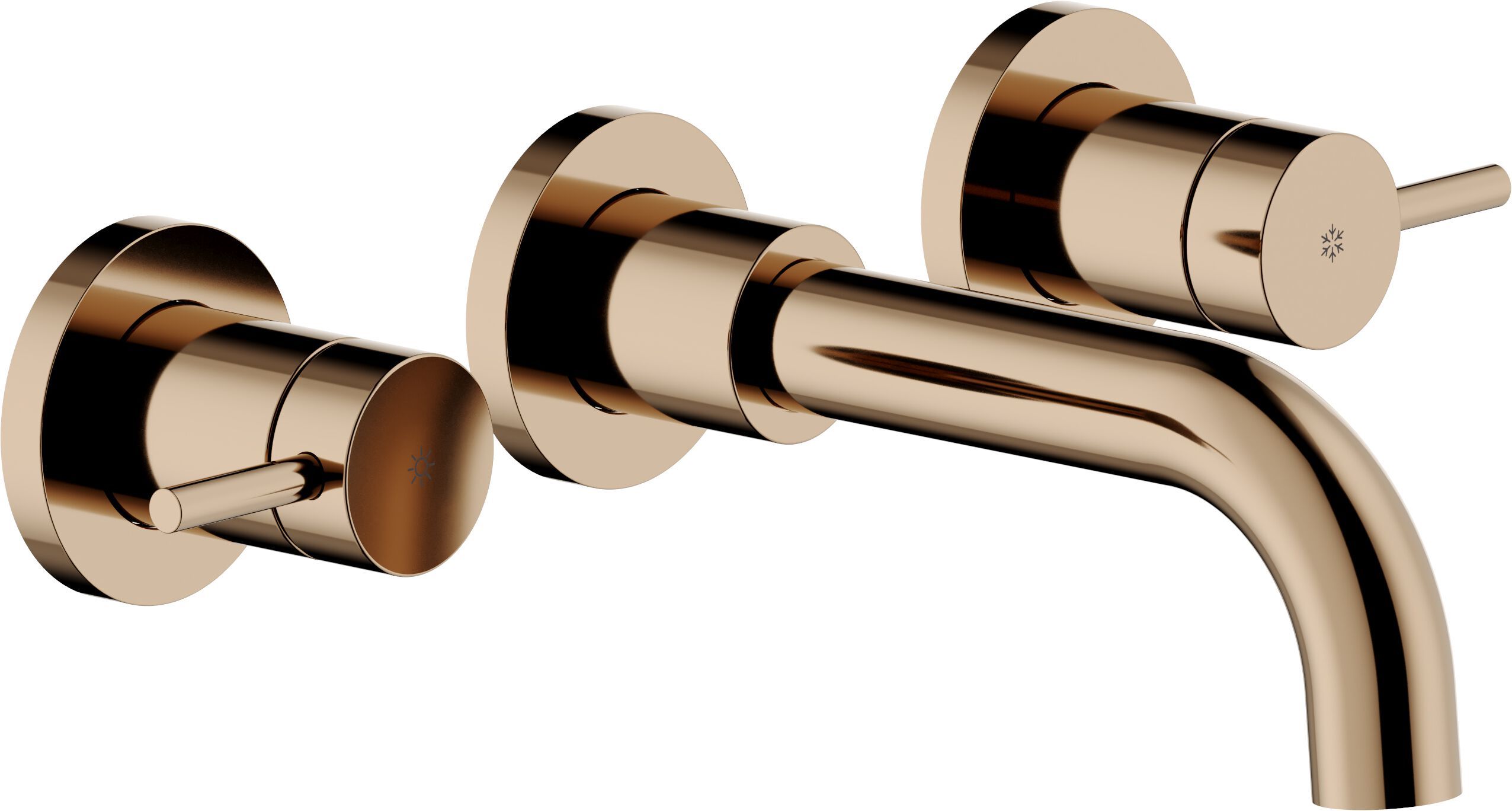 Настенный смеситель для раковины с 3 отверстиями без слива Nobili Velis ARCH-00006709 - Вид №12