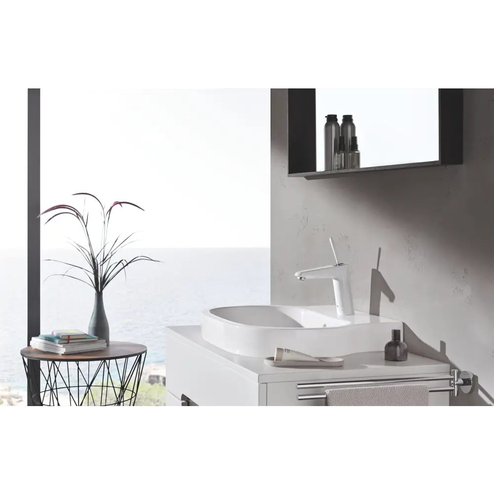 Смеситель для раковины Eurodisc Joy M однорычажный цвет белый Grohe Eurodisc Joystick STLM-2190459 - Вид №4