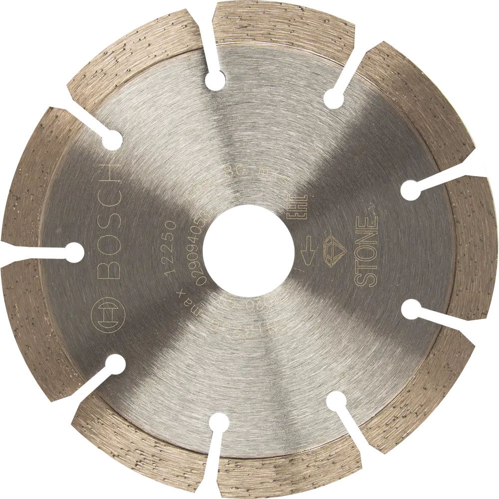Диск алмазный по бетону и кирпичу Bosch Professional for Stone 2608602598 сегментный 125x22.2x1.5 мм STLM-2107551 - Вид №1